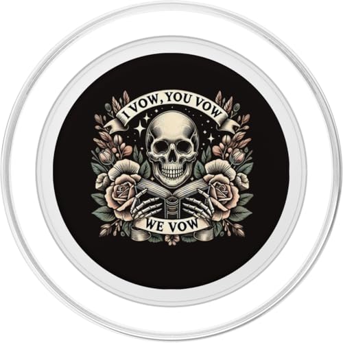 I Vow You Vow We Vow Smutty Spicy Book Dark Romance Reader PopSockets PopGrip for MagSafe - style: Magnetic PopGrip