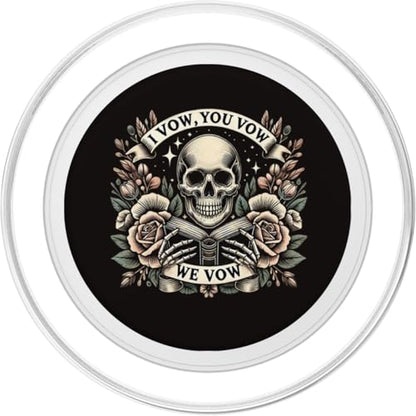 I Vow You Vow We Vow Smutty Spicy Book Dark Romance Reader PopSockets PopGrip for MagSafe - style: Magnetic PopGrip
