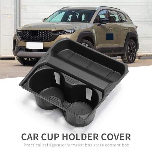 SMABEE Center Console Cup Holder for Mazda CX-50 CX50 2023 2024 2025 2026 - size: Center Console Cup Holder