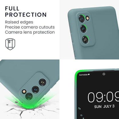 kwmobile Case Compatible with Samsung Galaxy S20 FE Case - Protective Slim TPU Phone Cover - Soft Matte Finish - Arctic Night - color: Arctic Night, size: Galaxy S20 FE