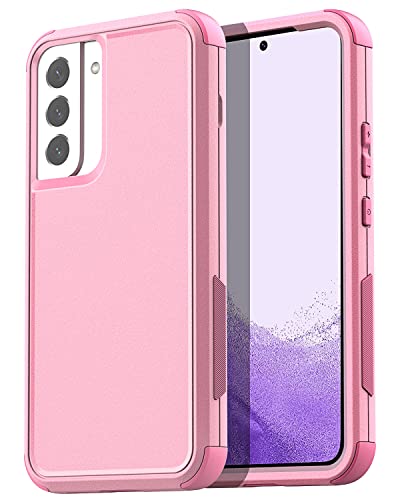 AICase for Galaxy S22 Case,Heavy Duty Rugged Pocket-Friendly Phone Case,Durable Military Grade Protection Shockproof/Drop Proof/Dust-Proof Protective Cover for Samsung Galaxy S22 6.1“ (Pink) - color: pink Case