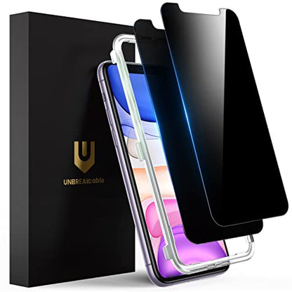 UNBREAKcable Privacy Screen Protector for iPhone 11/XR, 2-Pack - size: iPhone 11/XR