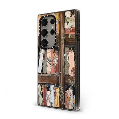CASETiFY for Galaxy S24 Ultra Case - Impact | 8.2 ft. 4x Military Grade Drop Protection | Bookshelf Garden by KT's Canvases | Black - color: Bookshelf Garden, size: Galaxy S24 Ultra (6.8")