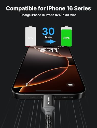 JSAUX 100W USB C to USB C Cable [2-Pack 3.3FT], PD Fast Charging, Black - color: Black, size: 3.3ft+3.3ft