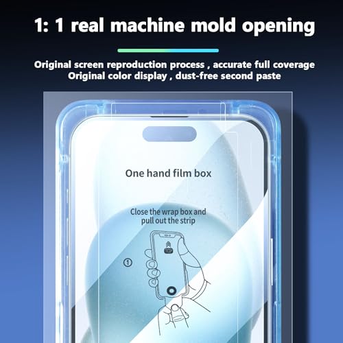 UEEBAI 2 Packs Tempered Glass Screen Protector for iPhone 14 Pro Max 6.7 inch, [Auto-Alignment Kit] [Bubble Free, Auto-Dust Removal] HD Clear Case Easy Installation Full Coverage Tempered Film-Black - size: iPhone 14 Pro Max 6.7 inch