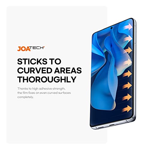 Screen Protector Film (3-Pack) for Galaxy S22 Ultra, [Matte] Anti Glare, Fingerprint Compatible Perfect Touch, Easy Installation with Guide tool
