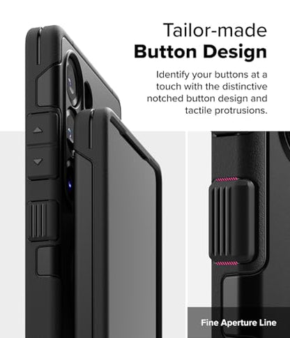 Ringke for Samsung Galaxy S25 Ultra Case [Alles Black] | Compatible with MagSafe, 360° Rotating Kickstand, Enhanced Camera Lens Protection, Powerful Magnet - color: Black, size: Galaxy S25 Ultra
