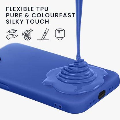 kwmobile Case Compatible with Apple iPhone 17e / iPhone 16e Case - Soft Slim Protective TPU Silicone Cover - Baltic Blue - color: Baltic Blue