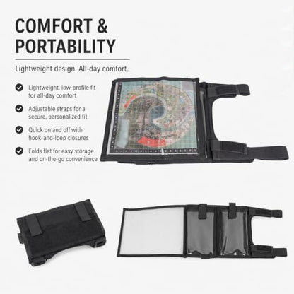 Action Sport Arm Sleeve Pouch, Forearm Map Smartphone Utility Holder - color: Orange