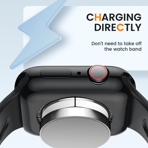 [2 Pack] Bumper Case for Apple Watch SE3/SE2/SE/Series 6/5/4 44mm, Black - color: Black+Black, size: 44 mm SE/Series 6/5/4