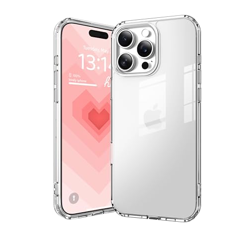 IAIYOXI Clear Case for iPhone 16 Pro, [Crystal Clear Military-Grade Drop Protection], Non-Yellowing, Slim Lightweight Transparent TPU Bumper Phone Case Cover Design - Clear - color: Clear2, size: iPhone 16 Pro