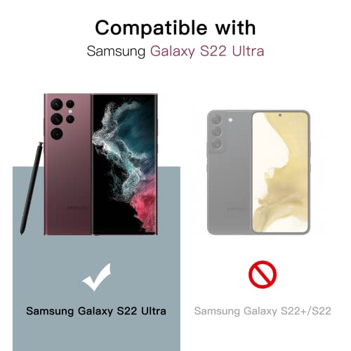 JETech TPU Screen Protector for Samsung Galaxy S22 Ultra, 2+2 Pack - size: Galaxy S22 Ultra