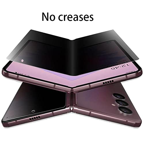 Anti-Spy Anti-Glare Screen Protector Suit for Samsung Galaxy Z Fold 4 5G 2022, Privacy Outer Inner Matte Soft Anti-Scratch Film Anti-Peeping - size: for Z Fold 4