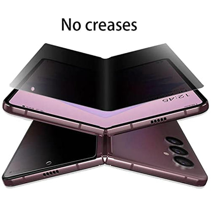 Anti-Spy Anti-Glare Screen Protector Suit for Samsung Galaxy Z Fold 4 5G 2022, Privacy Outer Inner Matte Soft Anti-Scratch Film Anti-Peeping - size: for Z Fold 4