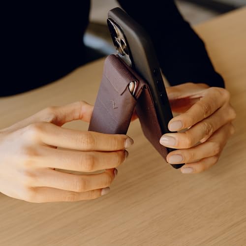 Peak Design Mobile Stand Wallet, Eclipse, Slim Profile, On-Demand Stand, Weatherproof Nylon Fabric, Connects to Mobile Cases, MagSafe Compatible, for iPhone, Samsung and Google Phones - color: Eclipse