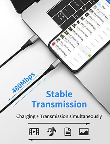 6 Inch Lightning Charger Cable, Short USB C to Lightning Cord for iPhone 14 - size: 0.5 Feet
