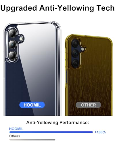 HOOMIL Case for Samsung Galaxy A25, Non-Yellowing, Drop Protection, Anti-Scratch Transparent Hard Back Phone Cover -Green - color: Green, size: A25 5G