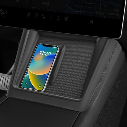 LUCKEASY Wireless Charging Pad for Tesla Model Y Juniper - size: Surrounded Style - Model Y Juniper 2025 2026