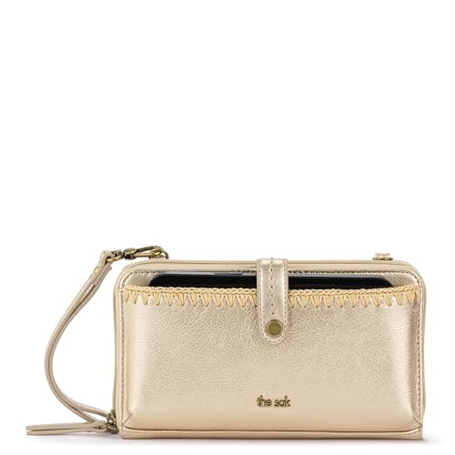 The Sak Iris Smartphone Crossbody Purse - Small Women's Cellphone Bag & Wallet For Everyday- Convertible Wristlet With Zipper | Fits Most Smartphones, Card Slots & Zip Pocket, Detachable Wristlet & Crossbody Straps, Hands-Free for Travel & Errands - color