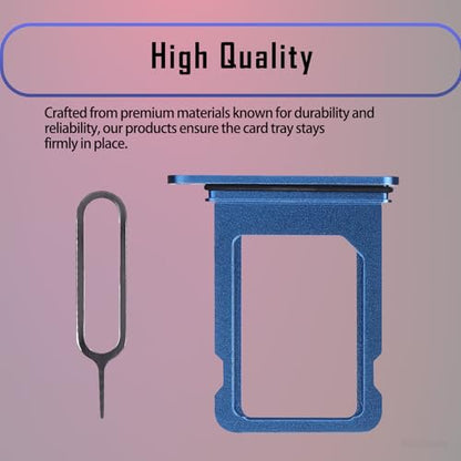 for iPhone 13 Mini Blue Single SIM Card Tray Slot Replacement