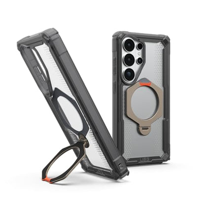 URBAN ARMOR GEAR UAG for Samsung Galaxy S26 Ultra Case 6.9" with 360° Kickstand Plasma XTE - Magnetic Charging Compatible Transparent Rugged Military Drop Tested Protective Cover, Ash - color: Plasma XTE 360 - Ash