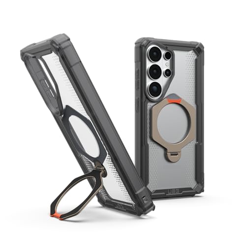 URBAN ARMOR GEAR UAG for Samsung Galaxy S26 Ultra Case 6.9" with 360° Kickstand Plasma XTE - Magnetic Charging Compatible Transparent Rugged Military Drop Tested Protective Cover, Ash - color: Plasma XTE 360 - Ash