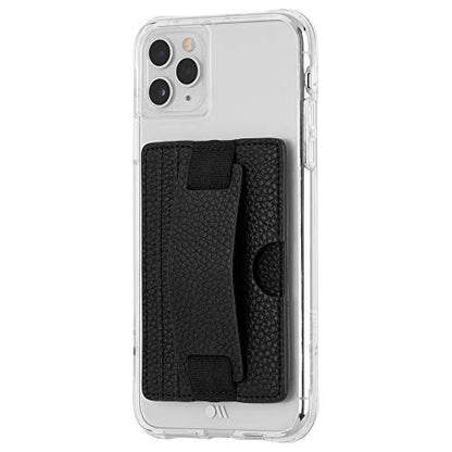 Case-Mate - Stick On Credit Card Wallet - Phone Holder - Loop Pockets - Ultra-Slim Card Holder - Finger Loop for Secure Hold - fit - Apple – iPhone – Samsung – Galaxy – Black - color: Black Loop