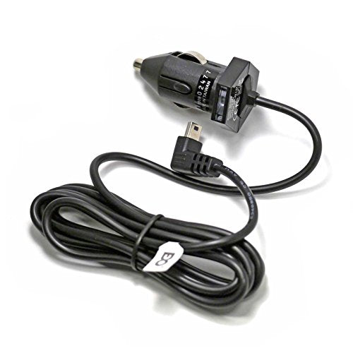 EDO Tech Ultra Compact Mini USB Car Charger Power Cord for Garmin Nuvi 200 200w 205w 250 255w 260w 256w 1300 1350 1370 1390 1450 40lm 42lm 50lm 55lm 57lm GPS Navigator (5.5 ft)