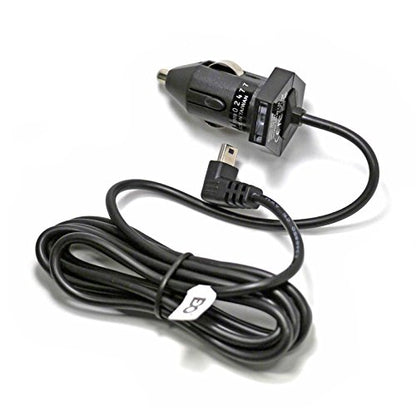 EDO Tech Ultra Compact Mini USB Car Charger Power Cord for Garmin Nuvi 200 200w 205w 250 255w 260w 256w 1300 1350 1370 1390 1450 40lm 42lm 50lm 55lm 57lm GPS Navigator (5.5 ft)