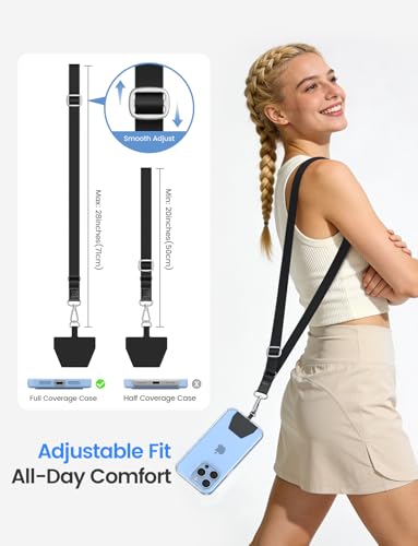 Lamicall Cell Phone Lanyard Crossbody 2 Pack & Waterproof Dry Bag