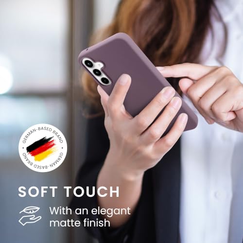 kwmobile Case Compatible with Samsung Galaxy A55 5G Case - Soft Slim Protective TPU Silicone Cover - Pale Iris - color: Pale Iris, size: Galaxy A55 5G