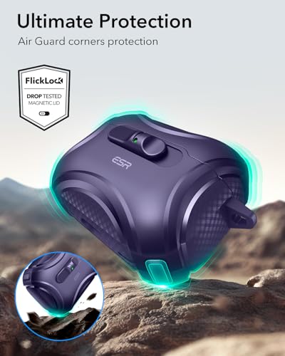 ESR for AirPods Pro 3 Case (2025), Compatible with MagSafe, Purple - color: Purple, size: AirPods Pro 3 Case