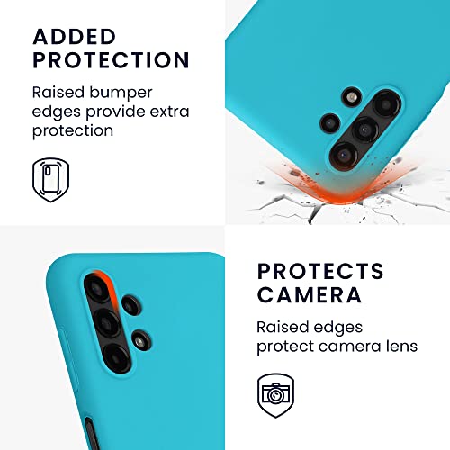 kwmobile Case Compatible with Samsung Galaxy A13 4G Case - Soft Slim Protective TPU Silicone Cover - Cool Glacier - color: Cool Glacier, size: Galaxy A13 4G