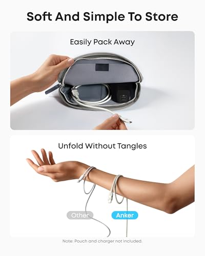 Anker Nano USB A to USB C Cable, CarPlay USB to USB C Cable (3 ft, White) - color: White, size: 3ft