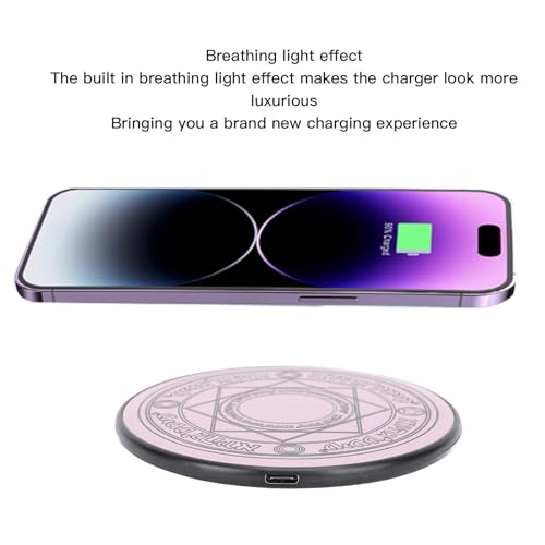Charger Pad, 20W Fast Charging Ultra Slim Glowing Magic Charging Pad for iOS Phone, Pad, Headphone, Ideal Gifts for Girls