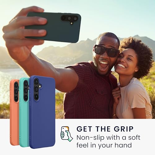 kwmobile Case Compatible with Samsung Galaxy A55 5G Case - Soft Slim Protective TPU Silicone Cover - Dark Slate - color: Dark Slate, size: Galaxy A55 5G