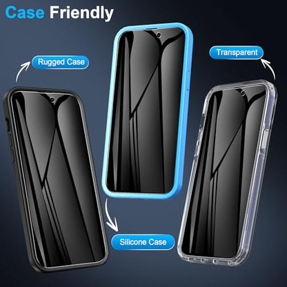 LYWHL 2 Pack for iPhone 17 Pro Max Privacy Screen Protector [Like Original Touch Sensitivity], Anti-Spy Private 17 Pro Max Film [Non-Glass], Case Friendly, Scratch-Resistant, Self-Healing - size: 6.9 inch - iPhone 17 Pro Max