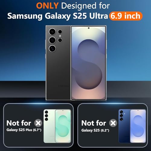 Battery Case for Galaxy S25 Ultra, Upgraded 12000mAh Battery Pack Rechargeable Charger Case with Wireless Charging Compatible for Galaxy S25 Ultra(6.9 inch) External Charging Cover (Black) - size: Galaxy S25 Ultra
