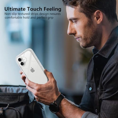TUTUKII for iPhone 17 Case Clear | Heavy Duty Shockproof, Anti-Drop, Anti-Yellow,Triple-Layer Transparent Protective Phone Cover, 6.3" - color: Clear, size: iPhone 17 6.3"
