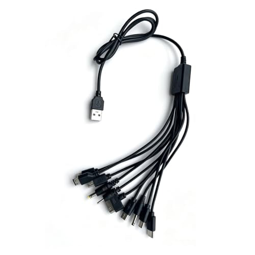 10 in 1 Multi Universal USB Charging Cable - color: Black