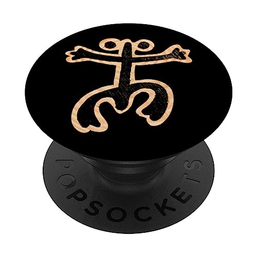 Puerto Rico Coqui Frog Taino Art Boricua Symbol PopSockets Adhesive PopGrip - style: Adhesive PopGrip