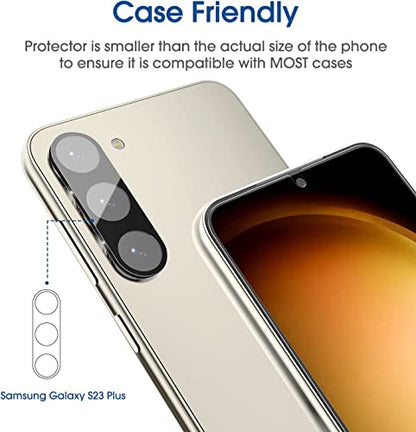amFilm OneTouch for Samsung Galaxy S23+ Plus Screen Protector TemperedGlass - size: S23P-6.6"