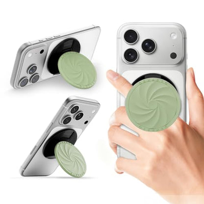 ORNARTO Vortuxe for MagSafe Phone Grip with Kickstand, Matcha - color: Matcha