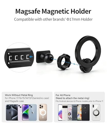Car Phone Mount for 2015-2018 Ford F-150 Accessories, Magsafe Magnetic Clip - size: for 2015 2016 2017 2018 Ford F-150