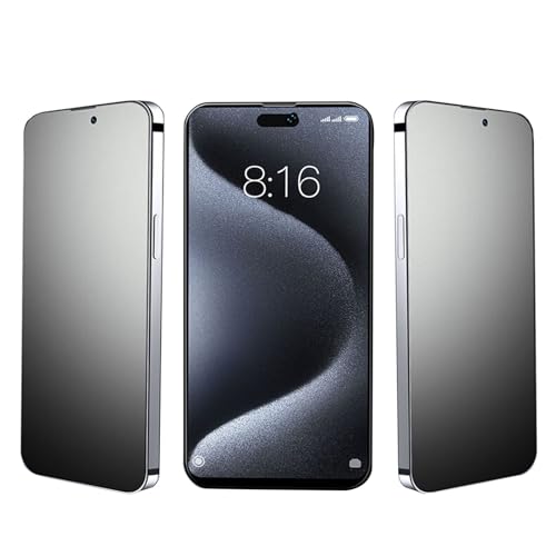 3 Pack for iPhone Air Matte Privacy Screen Protector | Full Coverage 9H Anti-fingerprint Anti-Spy Matte Tempered Glass for iPhone AIR,6.5” - size: iPhone Air - 6.5"