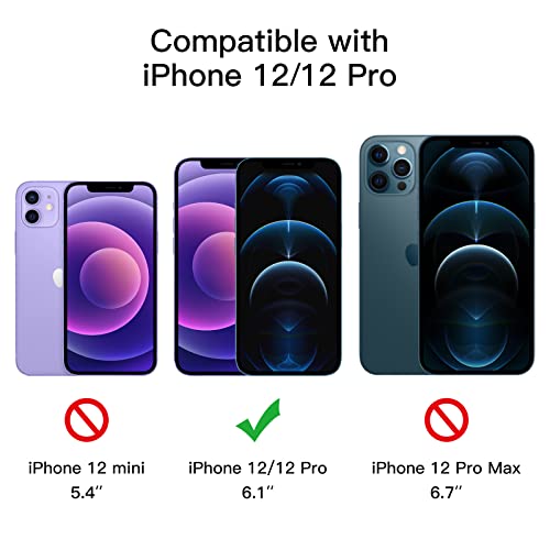 JETech Privacy Screen Protector for iPhone 12/12 Pro, 2-Pack - size: iPhone 12/12 Pro
