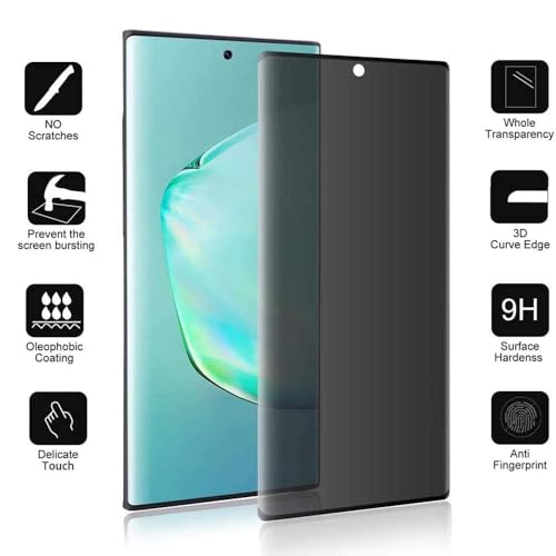Privacy Screen Protector for Samsung Galaxy S23 Ultra 6.8 in, Anti-Spy Tempered Glass Film, Bubble-Free, Easy Install, 3 Pack - size: Galaxy S23 Ultra