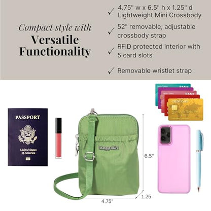 Baggallini RFID Bryant Pouch - color: Moss