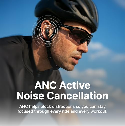 Magnetic Wireless Earbuds, Sticks to MagSafe iPhone, ANC, Black - color: Black Pearl