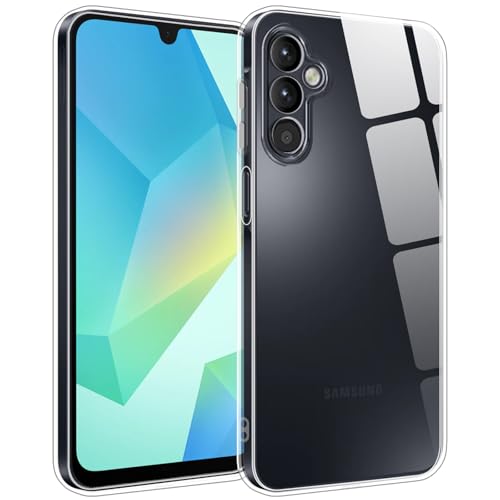 TENOC Phone Case for Samsung Galaxy A16 4G/5G, Clear Case Shockproof Protective Bumper Slim Cover - color: Clear, size: A16